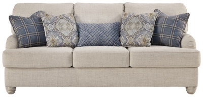 Benchcraft Traemore Linen Sofa, Loveseat, Chair and Ottoman