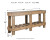 Ashley Susandeer Brown Sofa/Console Table