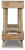 Ashley Susandeer Brown Sofa/Console Table
