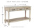 Ashley Shawnalore Whitewash Sofa/Console Table