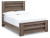 Ashley Zelen Warm Gray Full Panel Bed