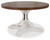 Ashley Valebeck White Brown Dining Table