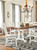Ashley Valebeck White Brown Dining Table