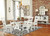 Ashley Valebeck White Brown Dining Table