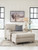 Benchcraft Traemore Linen Ottoman