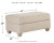 Benchcraft Traemore Linen Ottoman