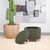 Coaster OTTOMAN White