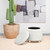 Coaster OTTOMAN White