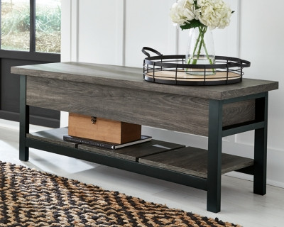 Ashley Rhyson Brown Storage Bench
