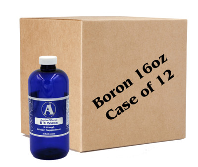 Angstrom Minerals Boron 16 oz Case Lots