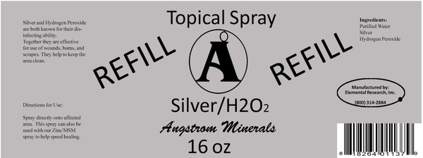 Silver/H2O2 Topical Spray Refill - 16oz 