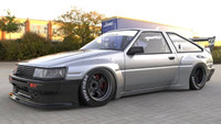 GReddy Pandem AE86 Levin Front Fenders