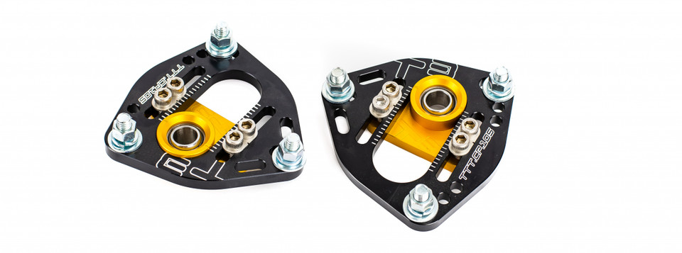 Black Camber Plates (MA60 / MA61 - Supra) - Techno Toy Tuning