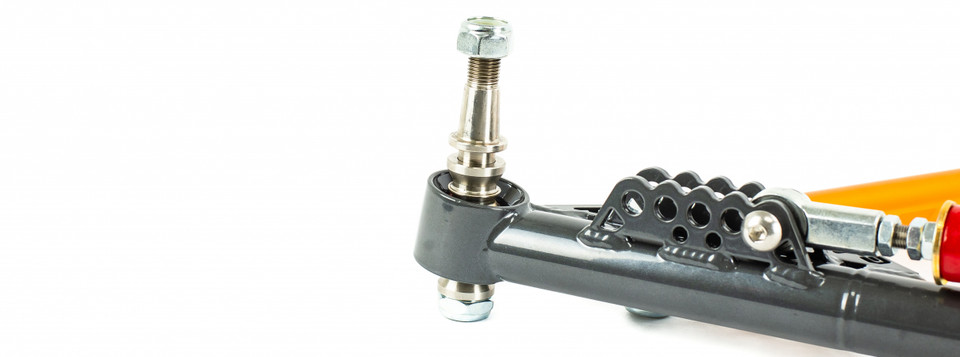 GTX2 Front Lower Control Arms and TC Rods (S30 – 240Z / 260Z / 280Z)
