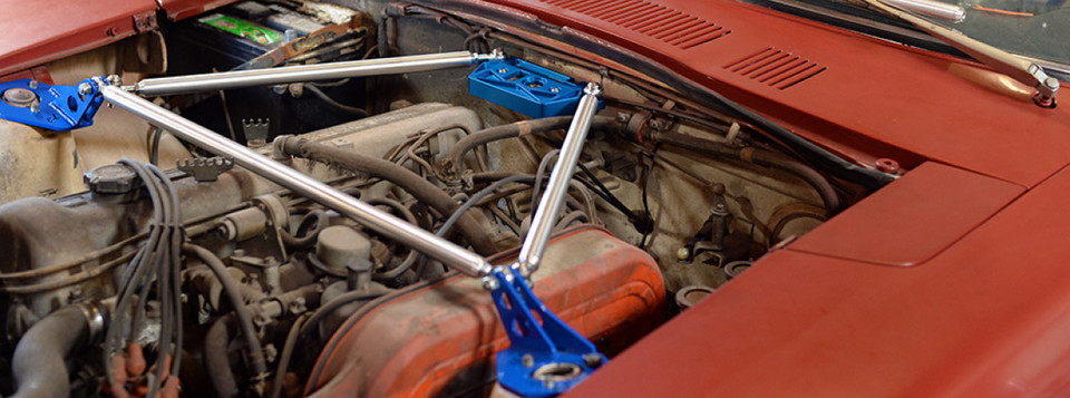Front Tri Bar Add-On (S30 – 240Z / 260Z / 280Z) - Techno Toy Tuning