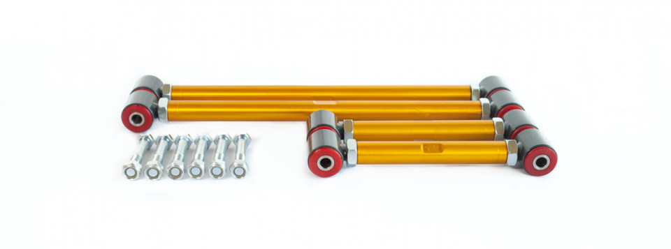 Adjustable 4-Links, Polyurethane (KP60 / KP61 - Toyota Starlet