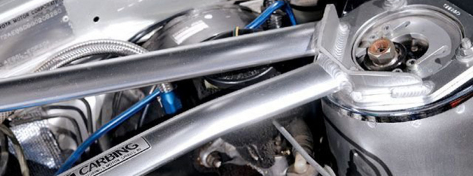 Carbing Front Tri Bar Brace for the AE86