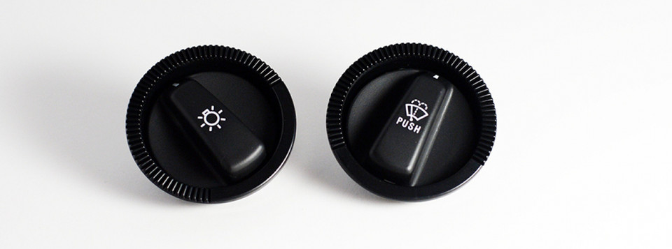 Light and Washer Knobs for AE86 Corolla - Techno Toy Tuning