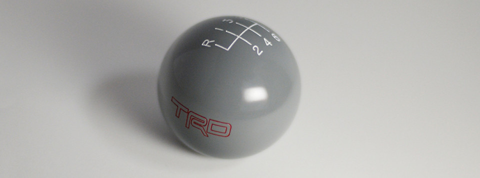 TRD 6 Speed Shift Knob - Techno Toy Tuning