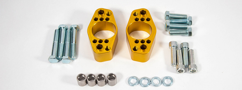 Evolved Roll Center Adjusters for 85mm Toyota Struts