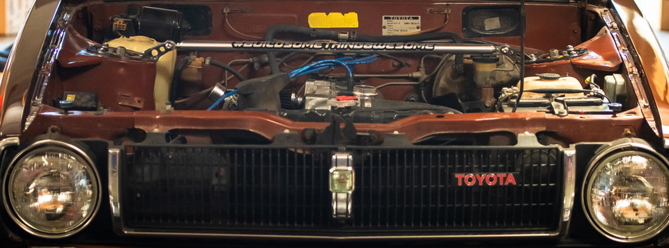 Front Strut Tower Brace for TE31 Corolla