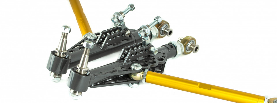 GTX2 Front Lower Control Arms and TC Rods for ZZW30 MR2 Spyder