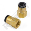KV2F11-36 - Female Connector 3/8" Tube 3/8" NPT
