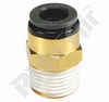 KV2H11-36S - Male Connector 3/8" Tube 3/8" NPT