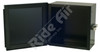 RA001B - Empty Box -12 x 12 Lift Axle Control Box - No Holes - Black w\ SS latch (RA001B)