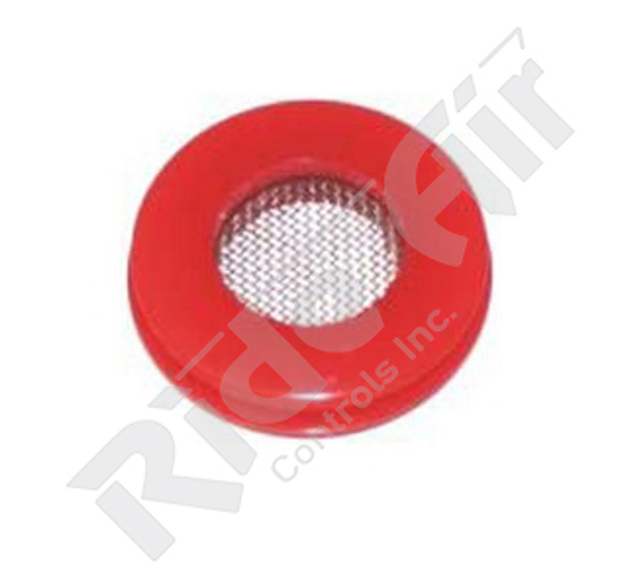 Red Urethane Gladhand Seal W/Filter (RT36012F)