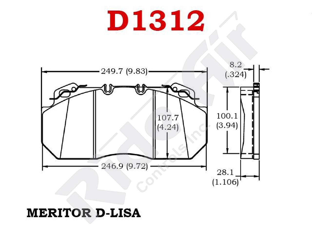 RADN1312 - NRS Air Disc Brake Pads