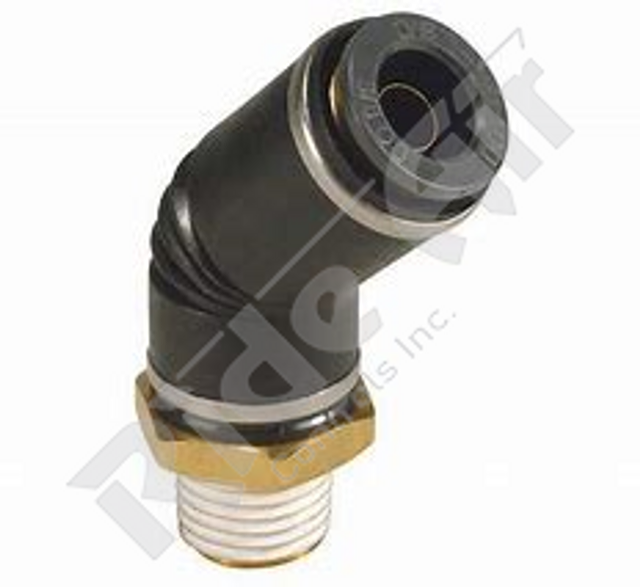 KV2K11-37S - 45 Deg Swivel Male Elbow 3/8" Tube 1/2" NPT