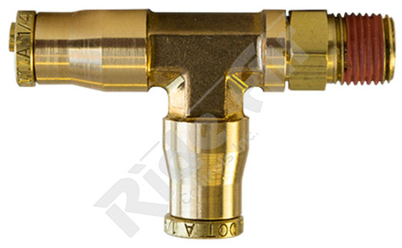 Push-to-Connect Male Run Tee 3/8 x 1/4 (APTC71-6B)