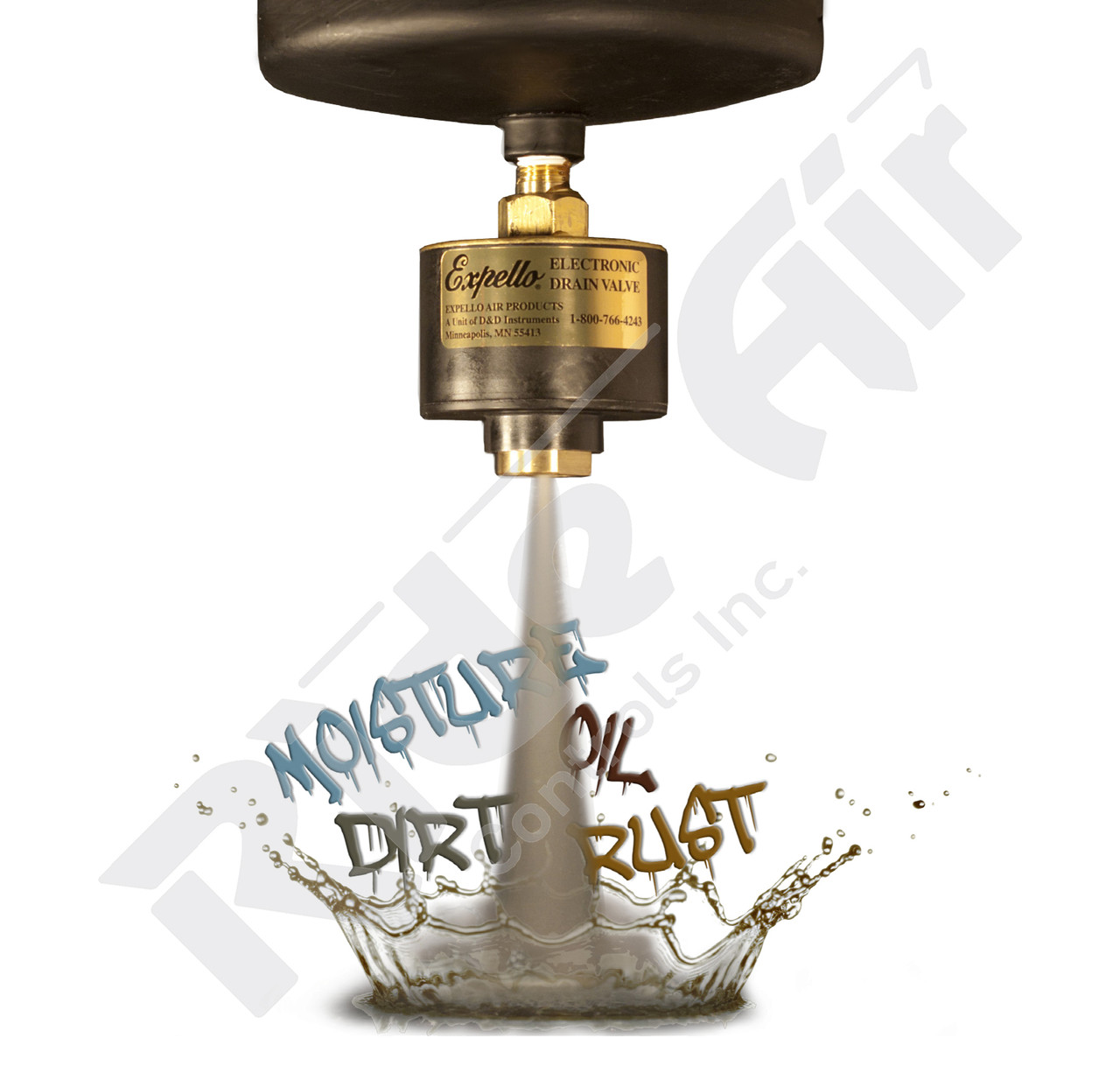 Expello Automatic Electronic Drain Valve 12V 1/4" (955112)