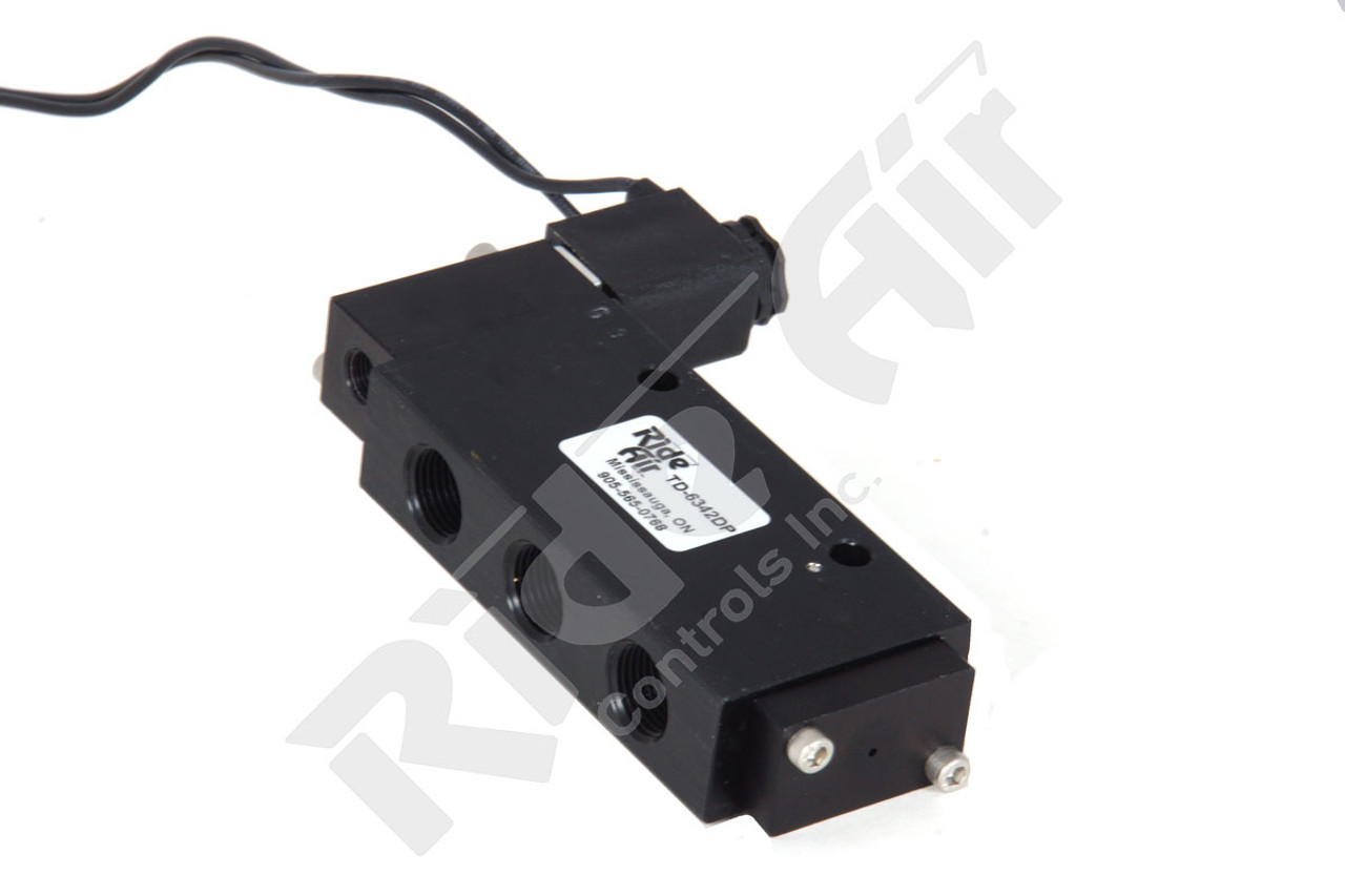 RA220-2N - 5 Port Solinoid Valve No Manual Override, Internal Pilot, Dual Pressure