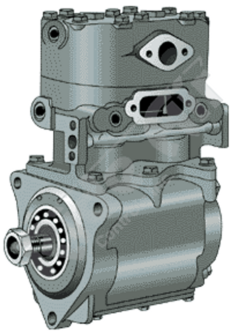 TF-500 Mack (277122X) Air brake compressor