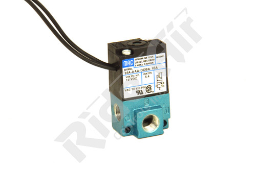 35A-AAA-DDBA-1BA - 3/2 1/8" SGL SOL 12VDC MAC Valve (35A-AAA-DDBA-1BA)