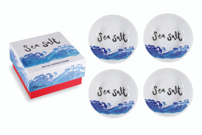 Cook Eat Love Dipping Dish Sea Salt S/4