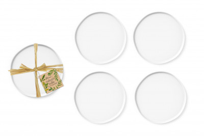 Rosanna “Accessories Make The Woman” Set of 4 Salad Plates In