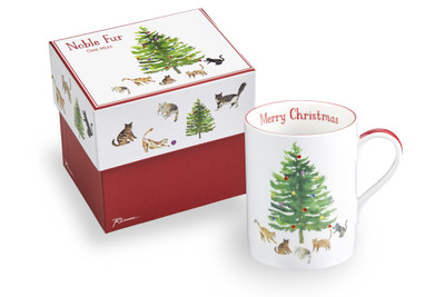 Noble Fur Mug Christmas Cats