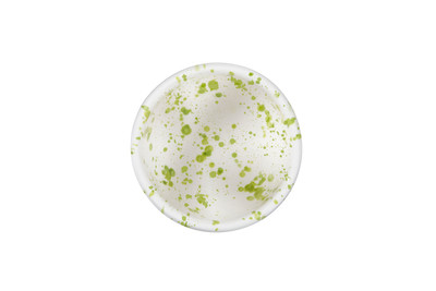 Love Bowls Dipping Dish - Heavy Splatter Green