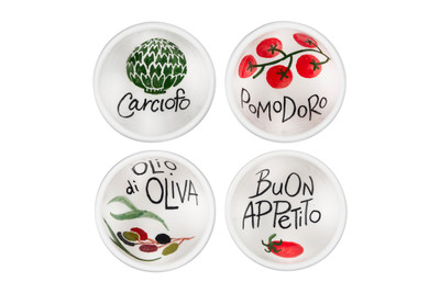 Nuovo Italiano Dipping Dishes s/4