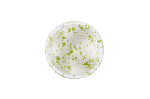 Love Bowls Dipping Dish - Heavy Splatter Green