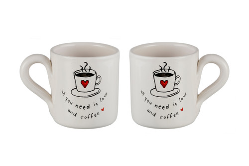Love Bowls Mug - All You Need is Love & Coffee