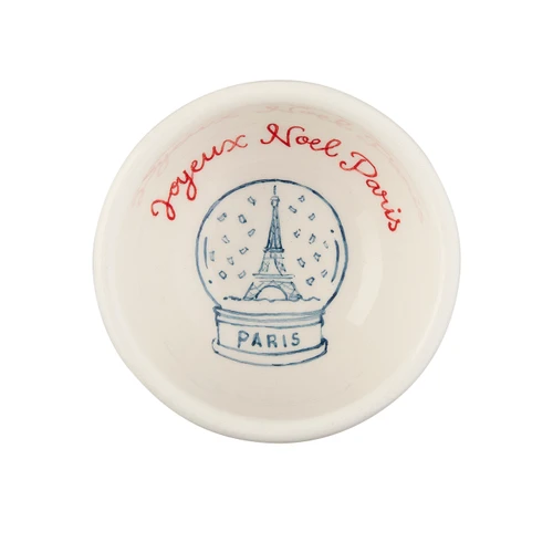 Holiday Wishes & Tiny Dishes - Paris Snow Globe