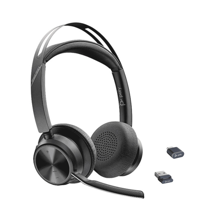 Poly Voyager Focus 2 UC Wireless USB-C/A MS Teams
