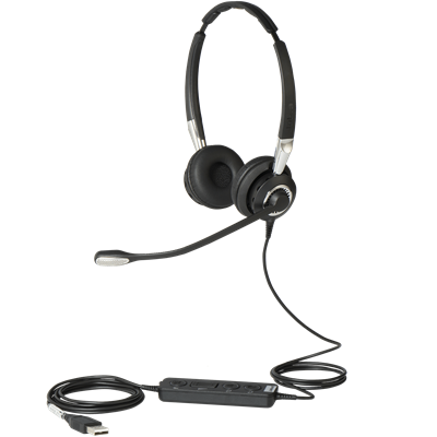 Jabra BIZ 2400 Ⅱ Duo ヘッドセット 2個セット 2489-820-209 GN1200 同梱 Jabra Biz 2400 II QD Duo NC Corded Headset