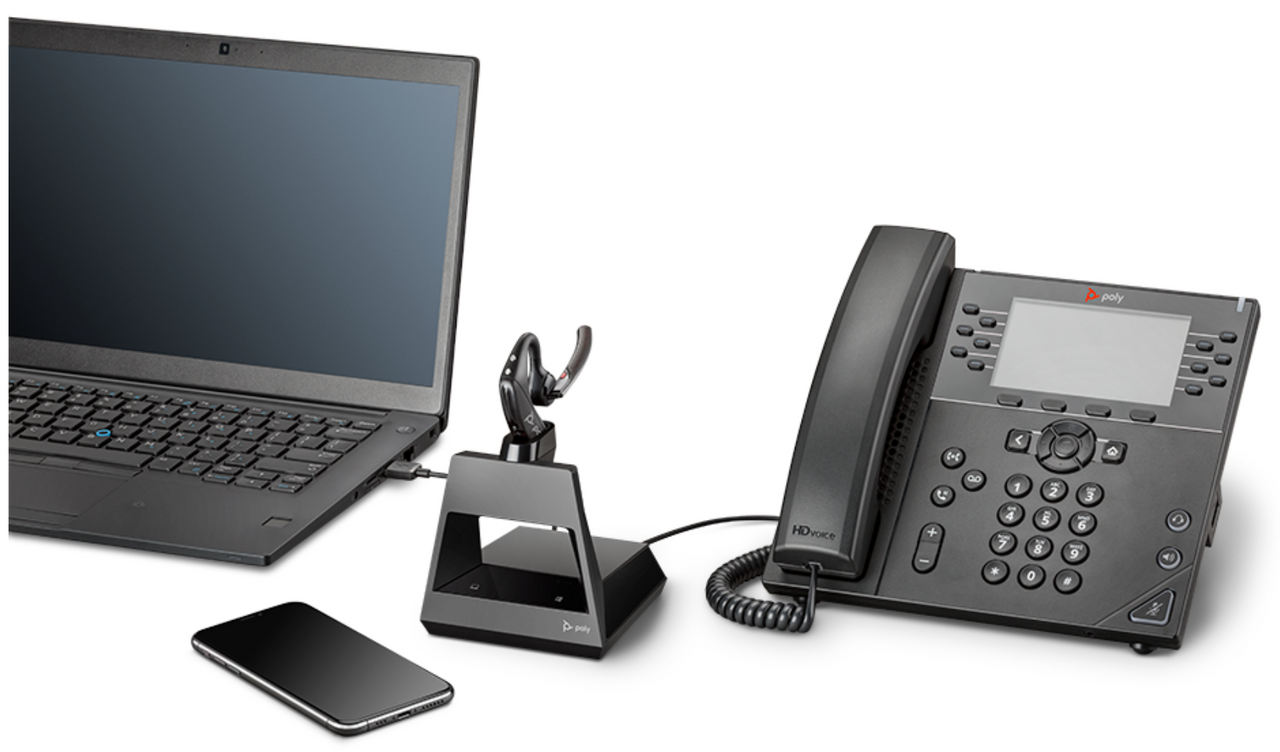 Plantronics Voyager V5200 Cd Office Usb C 2 Way Base 214593