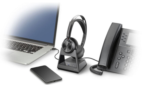Poly Voyager Focus 2 Office USB-A Standard Wireless-Microsoft