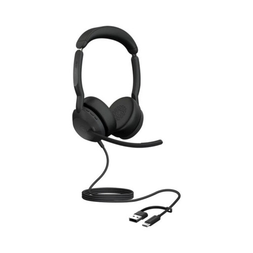 Jabra Evolve2 50, Corded Headset, USB-C Headset, +USB-C/A Adapter, MS Stereo (25089-999-799)